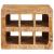 Raft pentru vin Maro 44 x 30 x 35 cm Lemn de mango solid GartenMobel Dekor