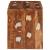 Raft pentru vin Maro 44 x 30 x 35 cm Lemn recuperat masiv GartenMobel Dekor