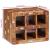 Raft pentru vin Maro 44 x 30 x 35 cm Lemn recuperat masiv GartenMobel Dekor