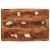 Raft pentru vin Maro 44 x 30 x 35 cm Lemn recuperat masiv GartenMobel Dekor