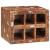 Raft pentru vin Maro 44 x 30 x 35 cm Lemn recuperat masiv GartenMobel Dekor