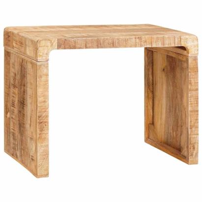 Masă laterală Maro 60 x 35 x 46 cm Lemn de mango solid GartenMobel Dekor