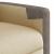 Fotoliu rabatabil, crem, material textil GartenMobel Dekor