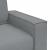 Canapea fotoliu gri deschis, 100x78x84 cm, material textil GartenMobel Dekor