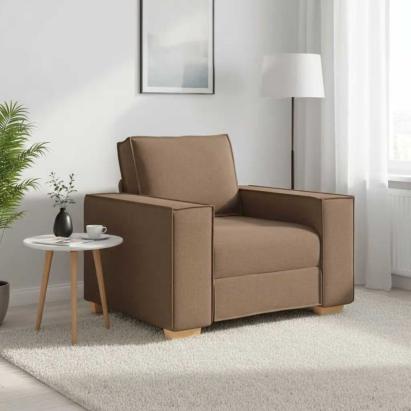 Canapea fotoliu maro 100x78x84 cm, material textil GartenMobel Dekor