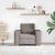 Canapea fotoliu gri taupe 100x78x84 cm, material textil GartenMobel Dekor