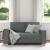 Canapea cu 2 locuri, gri închis, 160x78x84 cm, material textil GartenMobel Dekor