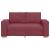 Canapea cu 2 locuri, roșu vin, 160x78x84 cm, material textil GartenMobel Dekor