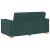 Canapea cu 2 locuri, verde închis, 160x78x84 cm, material textil GartenMobel Dekor