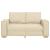 Canapea cu 2 locuri, crem, 160x78x84 cm, material textil GartenMobel Dekor