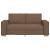 Canapea cu 2 locuri, maro, 180x78x84 cm, material textil GartenMobel Dekor