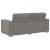 Canapea cu 2 locuri, gri taupe, 180x78x84 cm, material textil GartenMobel Dekor