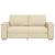 Canapea cu 2 locuri, crem, 180x78x84 cm, material textil GartenMobel Dekor