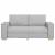 Canapea cu 2 locuri, gri nor, 180x78x84 cm, material textil GartenMobel Dekor