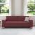 Canapea cu 3 locuri, roșu vin, 180 cm, material textil GartenMobel Dekor
