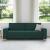 Sofa cu 3 locuri Verde închis 220 cm țesătură GartenMobel Dekor