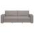 Canapea cu 3 locuri, gri taupe, 180 cm, material textil GartenMobel Dekor