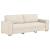 Sofa cu 3 locuri Bej 220 cm Material textil din in GartenMobel Dekor