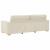 Sofa cu 3 locuri Bej 220 cm Material textil din in GartenMobel Dekor