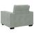 Canapea scaun gri deschis 100x78x84 cm catifea GartenMobel Dekor