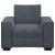 Canapea scaun gri închis 100x78x84 cm catifea GartenMobel Dekor