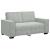 Canapea cu 2 locuri, gri deschis, 160x78x84 cm, catifea GartenMobel Dekor