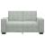 Canapea cu 2 locuri, gri deschis, 160x78x84 cm, catifea GartenMobel Dekor