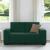 Canapea cu 2 locuri, verde închis, 160x78x84 cm, catifea GartenMobel Dekor
