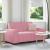 Canapea cu 2 locuri, roz, 160x78x84 cm, catifea GartenMobel Dekor