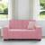 Canapea cu 2 locuri, roz, 160x78x84 cm, catifea GartenMobel Dekor