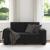 Canapea cu 2 locuri, negru, 160x78x84 cm, catifea GartenMobel Dekor