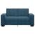 Canapea cu 2 locuri, albastru, 160x78x84 cm, catifea GartenMobel Dekor