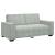 Canapea cu 2 locuri, gri deschis, 180x78x84 cm, catifea GartenMobel Dekor