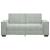 Canapea cu 2 locuri, gri deschis, 180x78x84 cm, catifea GartenMobel Dekor