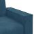 Canapea cu 2 locuri, albastru, 180x78x84 cm, catifea GartenMobel Dekor