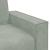 Canapea cu 3 locuri, gri deschis, material 220x78x84CM catifea GartenMobel Dekor