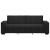 Canapea cu 3 locuri, Negru, 220x78x84 cm, catifea GartenMobel Dekor