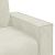 Canapea cu 3 locuri, crem, 220x78x84 cm, catifea GartenMobel Dekor