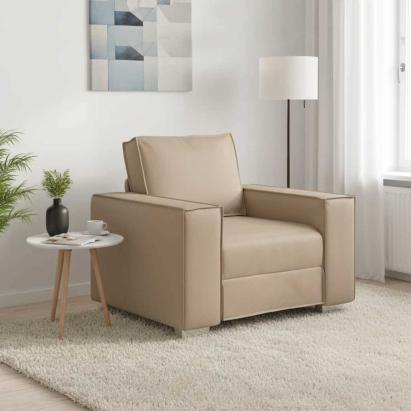 Fotoliu Cappuccino 100 cm Piele artificială GartenMobel Dekor