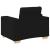Canapea Scaun Negru 100x78x80 cm Tesatura GartenMobel Dekor