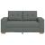 Canapea lovesea gri închis 160x77x82 cm țesătură GartenMobel Dekor