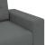 Canapea lovesea gri închis 180x77x82 cm țesătură GartenMobel Dekor