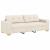 Sofa cu 3 locuri Bej 220 cm Material textil din in GartenMobel Dekor