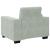 Canapea scaun gri deschis 100x78x80 cm catifea GartenMobel Dekor