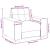 Canapea scaun gri închis 100x78x80 cm catifea GartenMobel Dekor