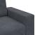 Canapea scaun gri închis 100x78x80 cm catifea GartenMobel Dekor