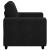 Canapea scaun negru 100x78x80 cm catifea GartenMobel Dekor