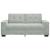 Canapea loveseat gri deschis 180x77x82 cm catifea GartenMobel Dekor