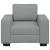 Canapea Scaun Gri deschis 100x77x82 cm Tesatura GartenMobel Dekor