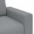Canapea Scaun Gri deschis 100x77x82 cm Tesatura GartenMobel Dekor
